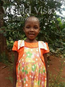 Choose a child to sponsor, like this little girl from Kibiga-Mulagi (Kimu), Kelenia age 6