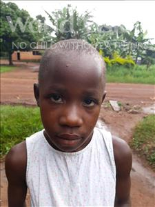 Choose a child to sponsor, like this little girl from Kibiga-Mulagi (Kimu), Joyce age 7