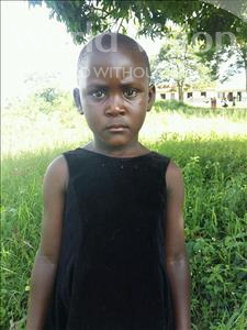 Choose a child to sponsor, like this little girl from Kibiga-Mulagi (Kimu), Sherinah age 5