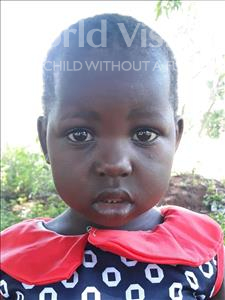 Choose a child to sponsor, like this little girl from Busitema, Nowel age 3