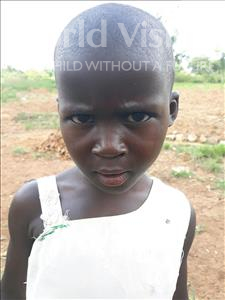 Choose a child to sponsor, like this little girl from Busitema, Luck age 4