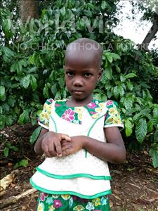 Choose a child to sponsor, like this little girl from Ntwetwe, Vanesa age 5