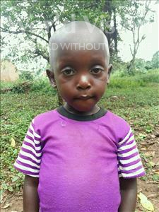 Choose a child to sponsor, like this little boy from Ntwetwe, Eriyasi age 4