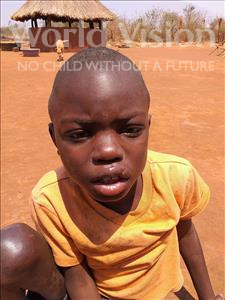 Choose a child to sponsor, like this little boy from Keembe, Blessed age 6