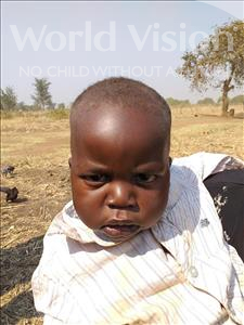 Choose a child to sponsor, like this little boy from Keembe, Gabriel age 1