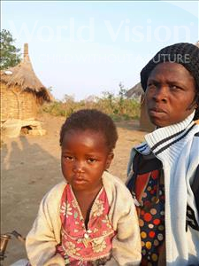 Choose a child to sponsor, like this little girl from Keembe, Eunice age 2