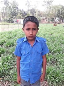 Choose a child to sponsor, like this little boy from Ghoraghat, Sumon age 10