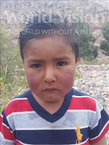 Choose a child to sponsor, like this little boy from Mosoj P'unchay, Jhonny age 5