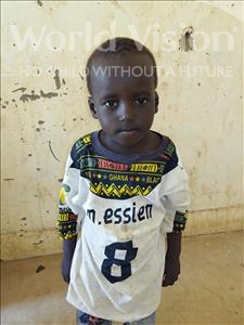 Choose a child to sponsor, like this little boy from Sirba, Bourrima age 4