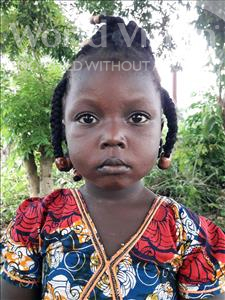 Choose a child to sponsor, like this little girl from Imperi, Fatmata age 4