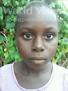 Choose a child to sponsor, like this little girl from Jaiama Bongor, Tenneh age 10