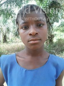 Choose a child to sponsor, like this little girl from Jaiama Bongor, Messie Jeneba age 9