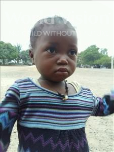 Choose a child to sponsor, like this little girl from Jaiama Bongor, Mamusu age 3