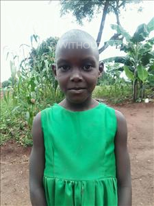 Choose a child to sponsor, like this little girl from Kibiga-Mulagi (Kimu), Juliet age 6