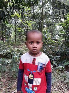 Choose a child to sponsor, like this little boy from Ghoraghat, Setu age 3