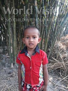 Choose a child to sponsor, like this little boy from Ghoraghat, Md Kaosar age 3