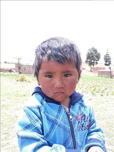 Choose a child to sponsor, like this little boy from Mosoj P'unchay, Santiago age 3