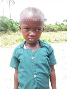 Choose a child to sponsor, like this little boy from Tegloma, Sharka age 5