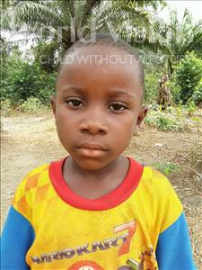 Choose a child to sponsor, like this little boy from Jaiama Bongor, Yankuba age 6