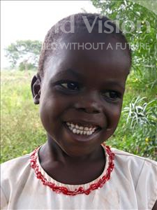 Choose a child to sponsor, like this little girl from Busitema, Natiki age 4