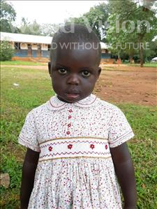 Choose a child to sponsor, like this little girl from Ntwetwe, Shakira age 4