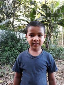 Choose a child to sponsor, like this little boy from Ghoraghat, Alif age 6