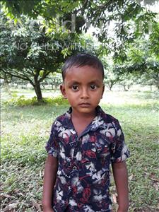 Choose a child to sponsor, like this little boy from Ghoraghat, Shuvo age 4