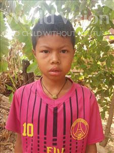 Choose a child to sponsor, like this little boy from Soutr Nikom, Rathana age 8