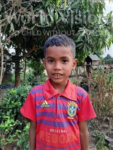 Choose a child to sponsor, like this little boy from Soutr Nikom, Vichet age 7