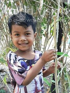 Choose a child to sponsor, like this little boy from Soutr Nikom, Sothea age 5
