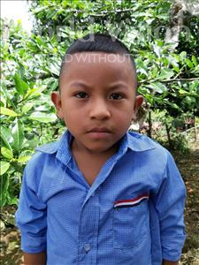 Choose a child to sponsor, like this little boy from Maya, Yeison Yovani age 5