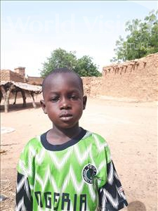 Choose a child to sponsor, like this little boy from Sirba, Mamoudou age 7