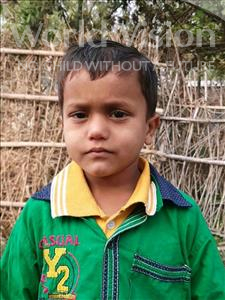 Choose a child to sponsor, like this little boy from Sarlahi, Salamat age 5
