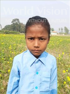 Choose a child to sponsor, like this little girl from Sarlahi, Bandhan Kumari age 5