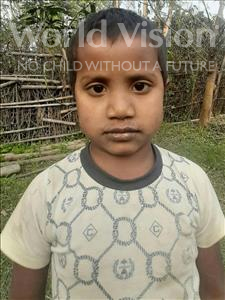 Choose a child to sponsor, like this little boy from Sarlahi, Isadn age 5