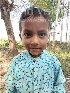 Choose a child to sponsor, like this little boy from Sarlahi, Ashik Kumar age 2