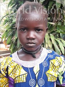 Choose a child to sponsor, like this little girl from Imperi, Sallay age 6