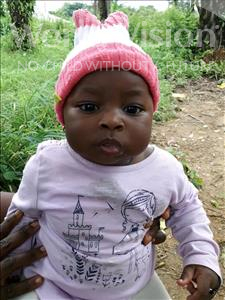 Choose a child to sponsor, like this little girl from Imperi, Mariama B S age 1
