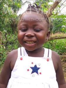 Choose a child to sponsor, like this little girl from Imperi, Fatmata age 4