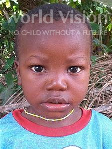 Choose a child to sponsor, like this little girl from Imperi, Ibrahim age 2
