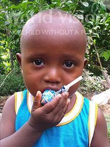 Choose a child to sponsor, like this little boy from Imperi, Keifala age 2