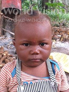 Choose a child to sponsor, like this little girl from Imperi, Fatmata age 1