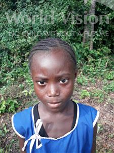 Choose a child to sponsor, like this little girl from Tegloma, Tenneh age 8