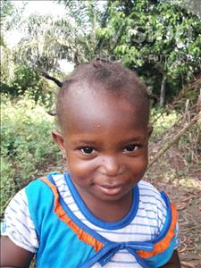 Choose a child to sponsor, like this little girl from Tegloma, Maaguay age 3