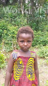 Choose a child to sponsor, like this little girl from Tegloma, Masu age 2
