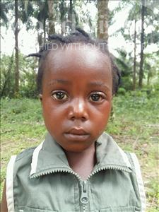 Choose a child to sponsor, like this little girl from Jaiama Bongor, Mamie age 4