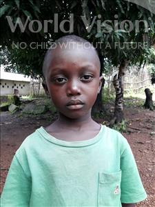 Choose a child to sponsor, like this little boy from Jaiama Bongor, Alhaji age 4