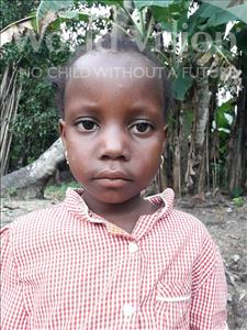 Choose a child to sponsor, like this little girl from Jaiama Bongor, Salamatu age 6