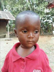 Choose a child to sponsor, like this little boy from Jaiama Bongor, Augustine age 2