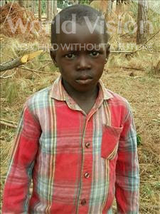 Choose a child to sponsor, like this little boy from Kibiga-Mulagi (Kimu), Kasajja Moris age 6